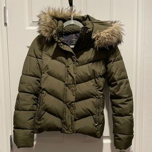 Gap Green Puffer Jacket